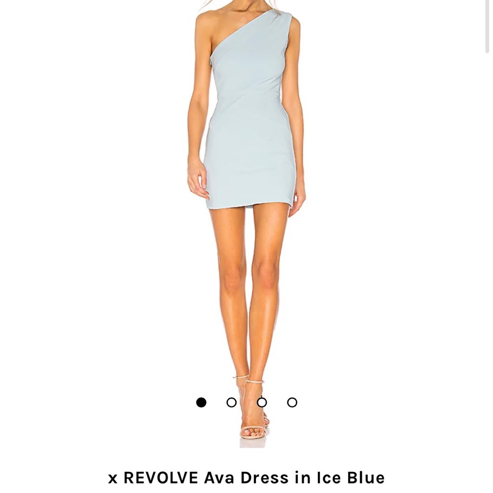 Michael Costello Ava Dress in ice blue size medium!